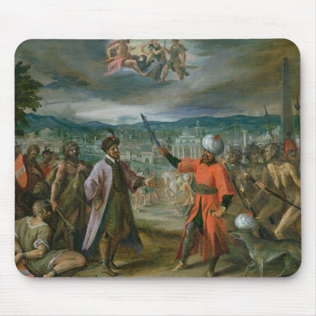 Mousepad Alegoria das guerras turcas (Frente)