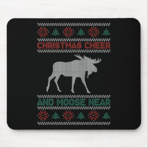Mousepad Alegria de Natal e Alce Perto - Alce