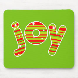 Mousepad Alegria no Natal, Listras Vermelhas e Verdes