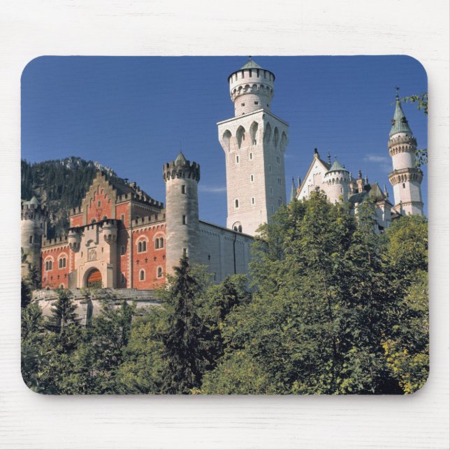 Mousepad Alemanha, Baviera, Castelo de Neuschwanstein. (Frente)