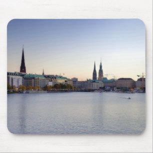 Mousepad Alemanha do Hamburger de Hafen do porto de