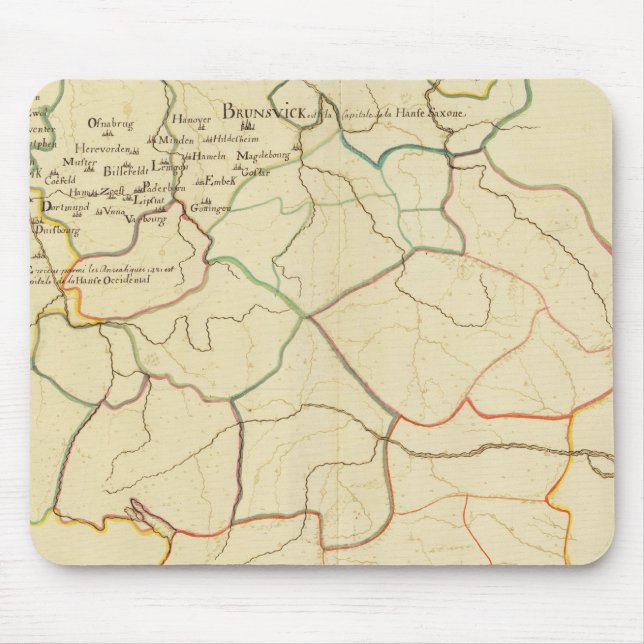 Mousepad Alemanha histórica e Áustria (Frente)