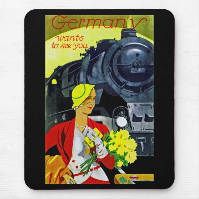 Mousepad Alemanha quer te ver (Frente)