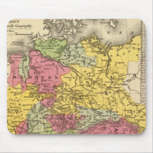 Mousepad Alemanha, Suiça e Itália Norte