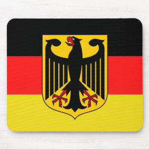 Mousepad Alemão, águia negra de bandeira alemã, Alemanha
