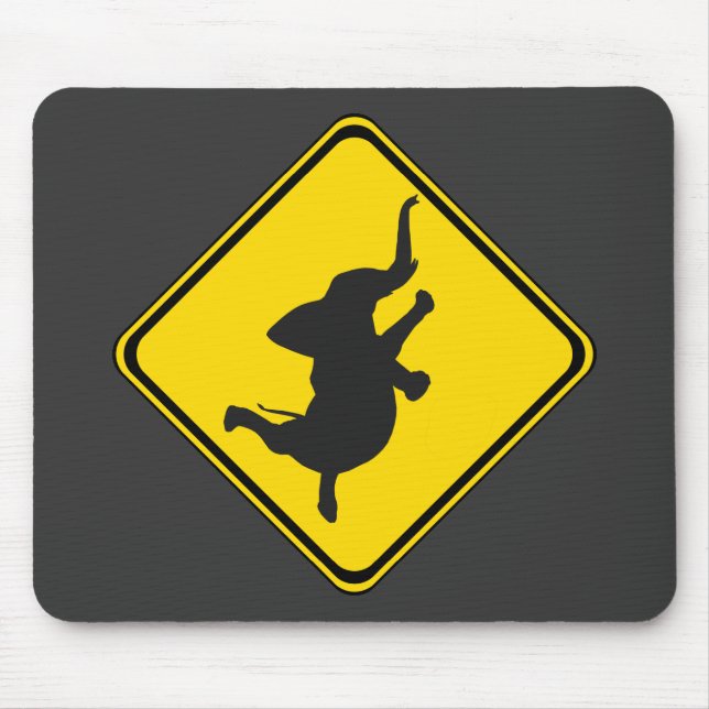 Mousepad Alerta: Xing Elefante Dançante! (Frente)