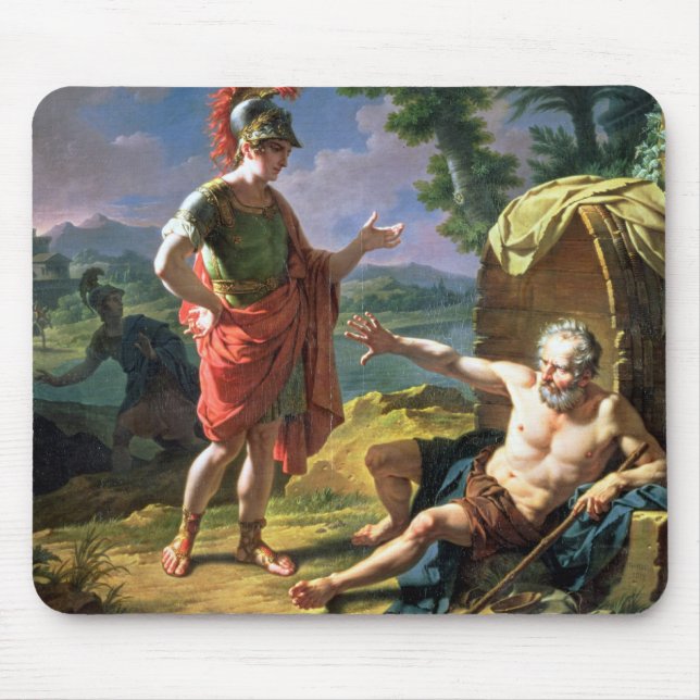 Mousepad Alexander e Diogenes, 1818 (óleo em canvas) (Frente)