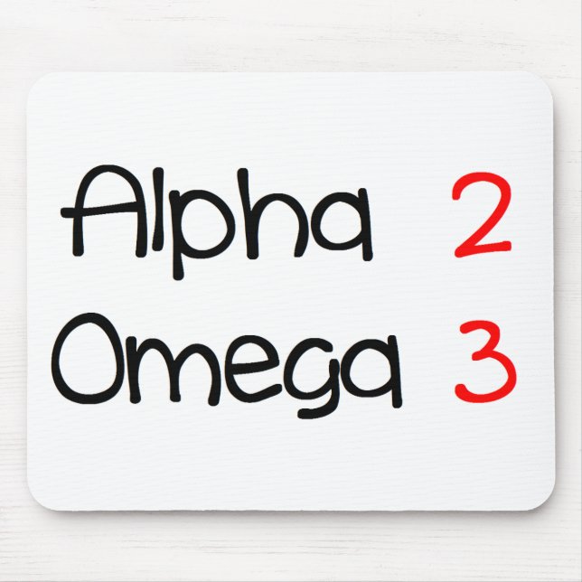 Mousepad alfa ómega (Frente)