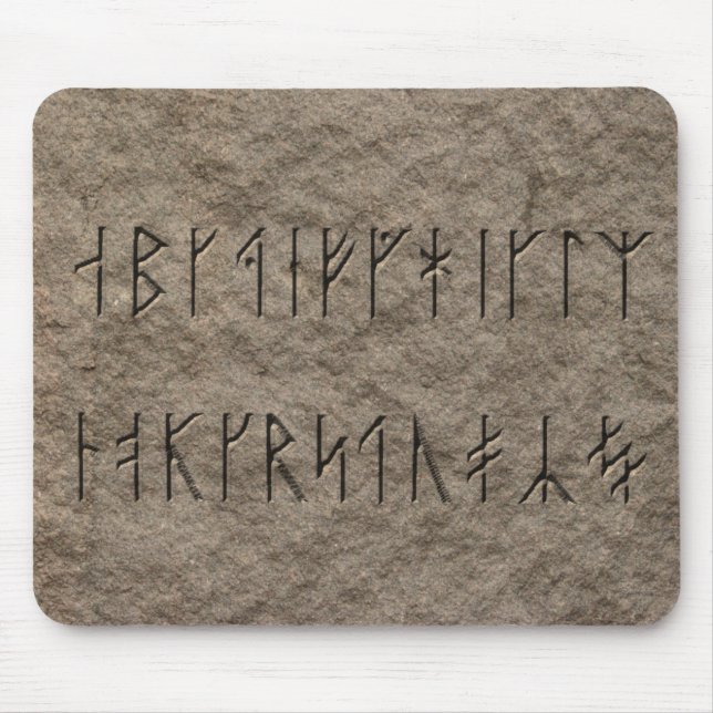 Mousepad Alfabeto de Viking (Frente)