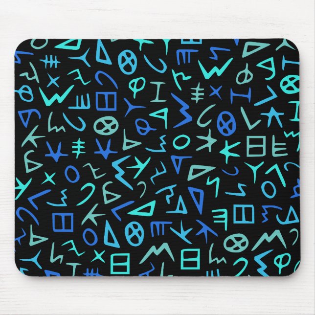 Mousepad alfabeto fenício (Frente)