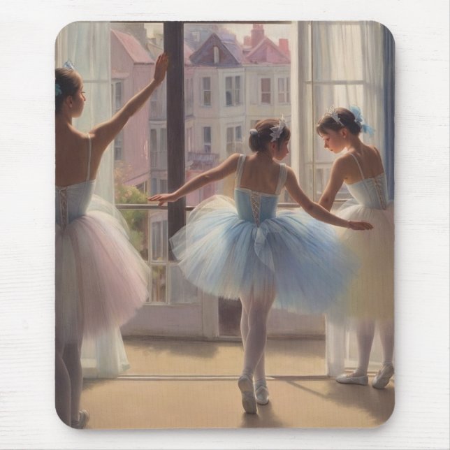 Mousepad Alfombrilla de rató Bailarinas frente a la ventana (Frente)