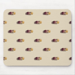 Mousepad Alfombrilla de ratón con acuarela de corchos