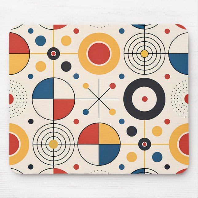 Mousepad Alfombrilla diseño geométrico (Frente)
