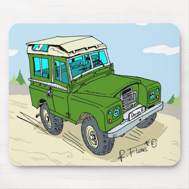 Mousepad AlfombrillaLRoverSerieII235197 (Frente)