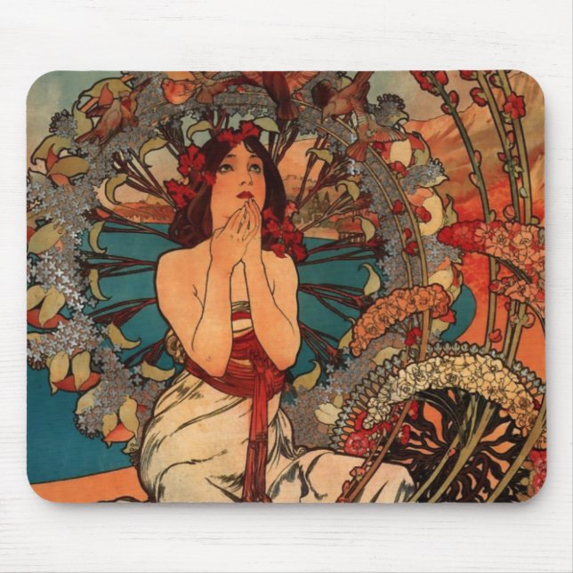 Mousepad Alfons Mucha Mônaco Monte Carlo (Frente)