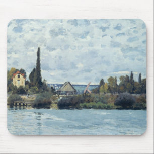 Mousepad Alfred Sisley o Seine em Bougival