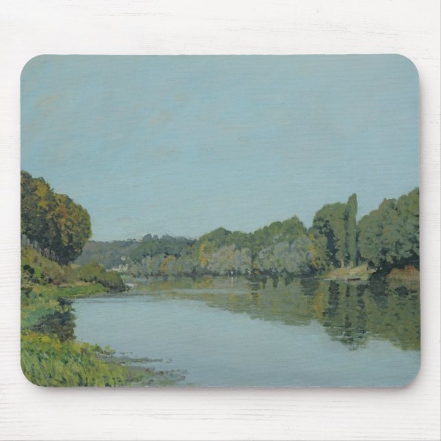Mousepad Alfred Sisley | o Seine em Bougival (Frente)