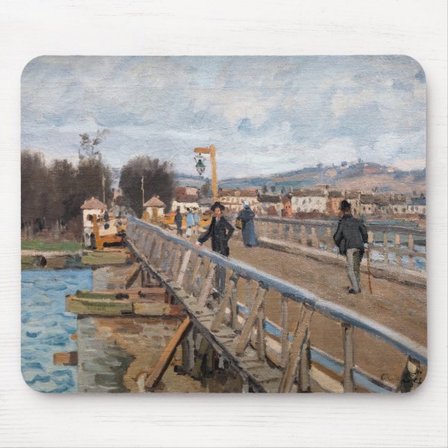 Mousepad Alfred Sisley - Ponte aérea de Argenteuil (Frente)