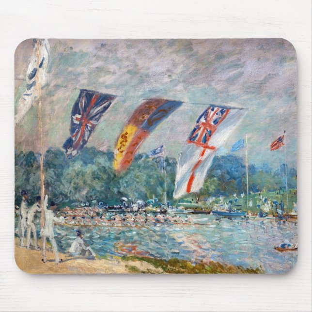 Mousepad Alfred Sisley - Regatta em Molesey (Frente)
