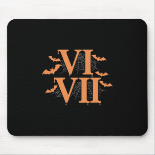 Mousepad Algarismos Romanos Vi Vii 67 Meme Gen Alpha Hallow
