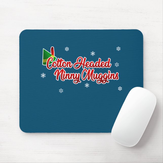 Mousepad Algodão Cheia Ninny Muggins Feliz Natal (Com mouse)