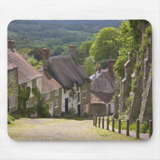 Mousepad Algodão em Dourado Hill, Shaftesbury, Dorset, (Frente)