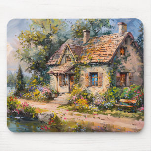 Mousepad Algodão-Marinho-De-Cerrado Cottagecore