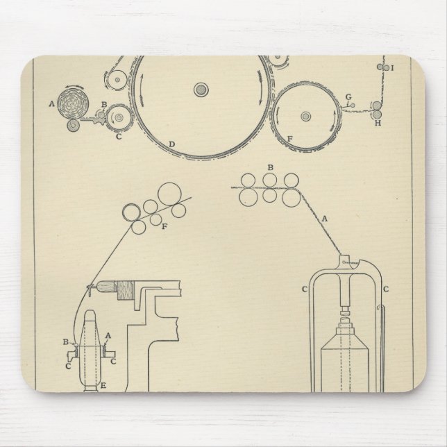 Mousepad Algodão que gira II (Frente)