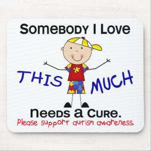 Mousepad Alguém amor de I - autismo (menino)