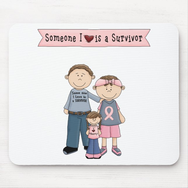 Mousepad Alguém amor de I é um sobrevivente (Frente)