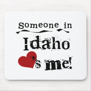 Mousepad Alguém em Idaho ama-me
