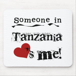 Mousepad Alguém em Tanzânia ama-me