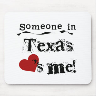 Mousepad Alguém em Texas ama-me