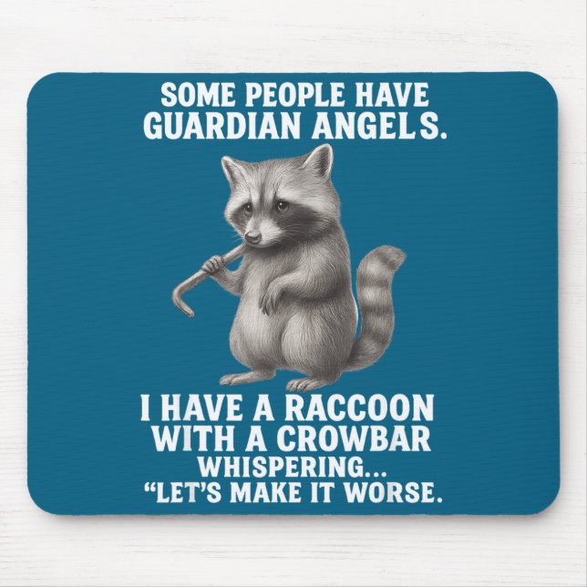 Mousepad Algumas Pessoas Têm Anjos da Guarda Eu Tenho Um Gu (Frente)