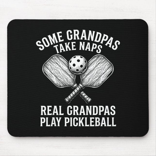 Mousepad Alguns avôs dormem, avôs de verdade jogam (Frente)