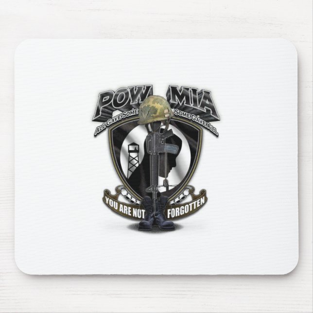 Mousepad Alguns deram a tudo. .POW/MIA (Frente)