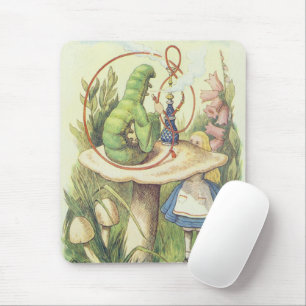 Mousepad Alice encontra a lagarta