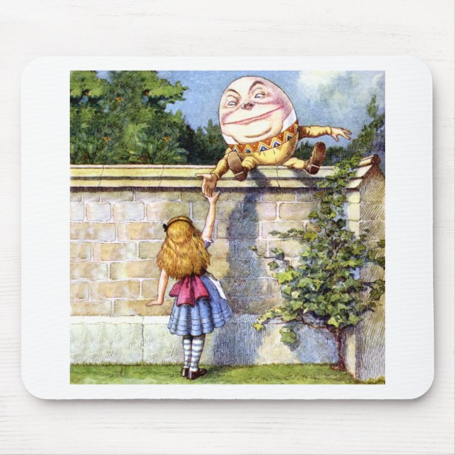 Mousepad Alice encontra-se bem burra em Wonderland (Frente)