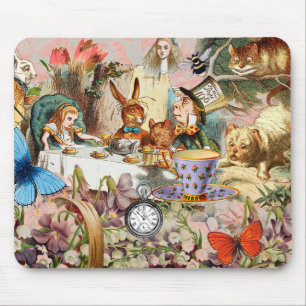 Mousepad Alice in Wonderland tea party characters