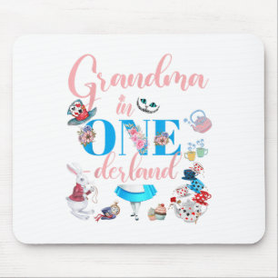 Mousepad Alice Na Família Onederland Avó Do Aniversário