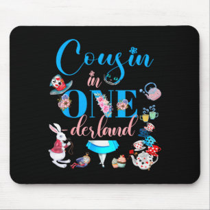 Mousepad Alice No Onederland Prima Da Família De Aniversári