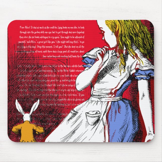 Mousepad +{ Alice no País das Maravilhas }+ (Frente)