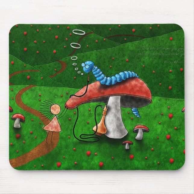 Mousepad Alice no país das maravilhas - conselho de (Frente)