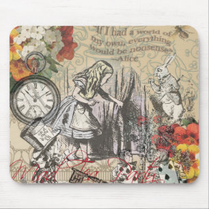 Mousepad Alice no País das Maravilhas Cortina Bobagem