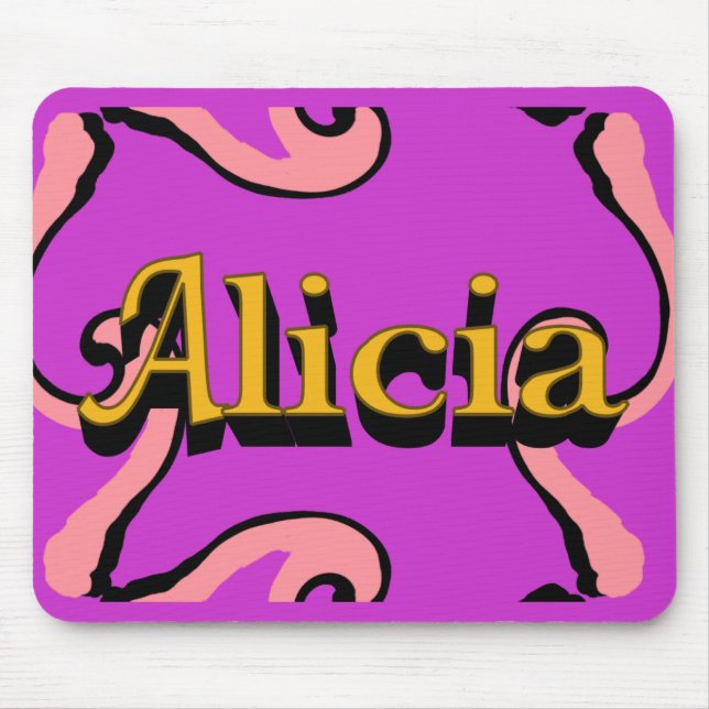 Mousepad Alicia Suporte de Mouse (Frente)