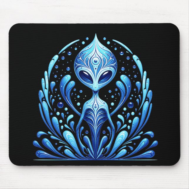 Mousepad Alienígena Aquático (Frente)