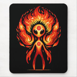 Mousepad Alienígena de Fogo