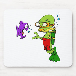 Mousepad Alienígena do mergulho autónomo