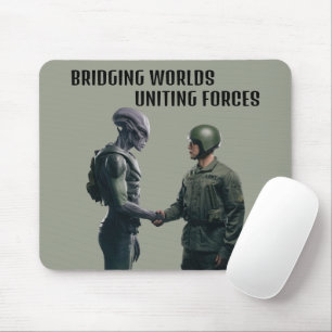 Mousepad Alienígena e soldado