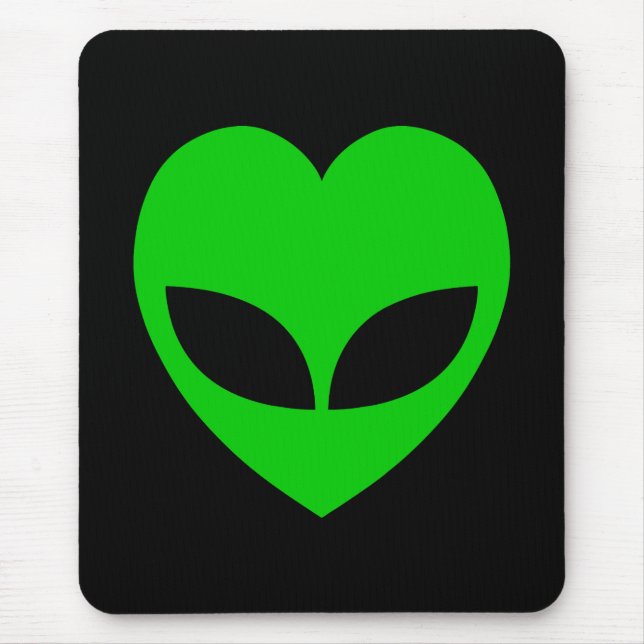 Mousepad Alienígena Love Heart (Frente)